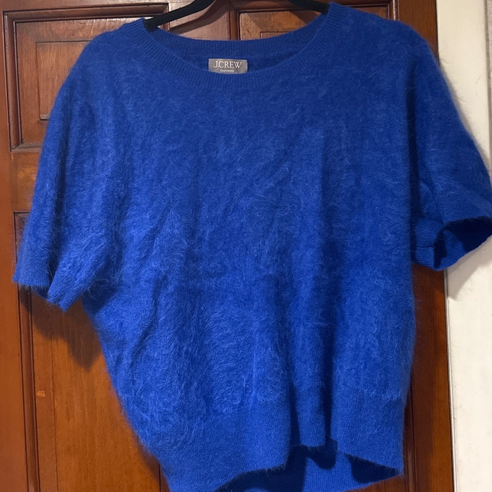 J CREW Brushed cashmere relaxed T-shirt